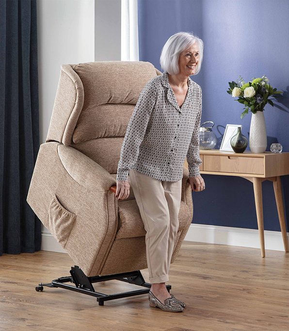 WESTBURY FABRIC CHAIR LIFT AND RISE
