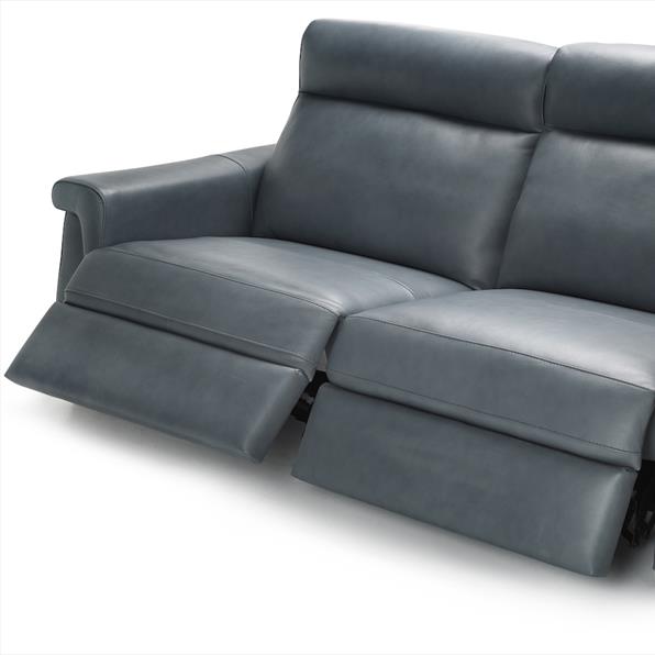 ADRIANO ITALIAN LEATHER RECLINER SOFA