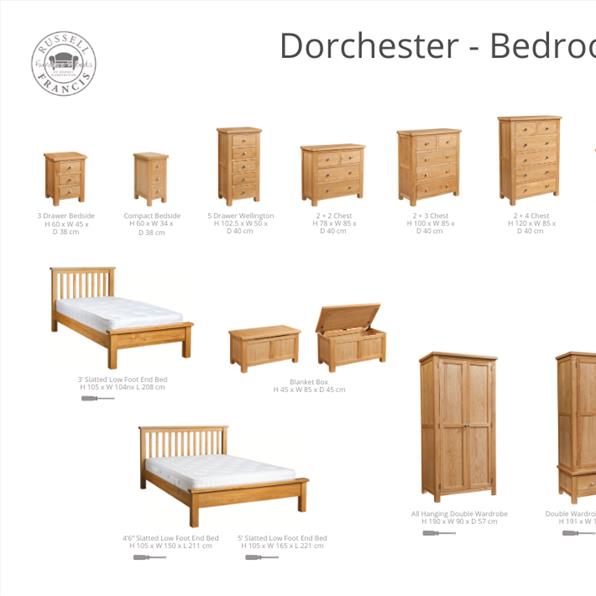 Dorchester Natural Bedroom Range