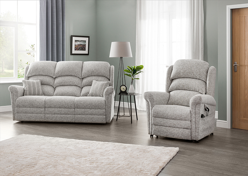 HAYDOCK LIFT _ RISE CHAIR WATERFALL CUSHION BACK _ SOFA ROOM SET