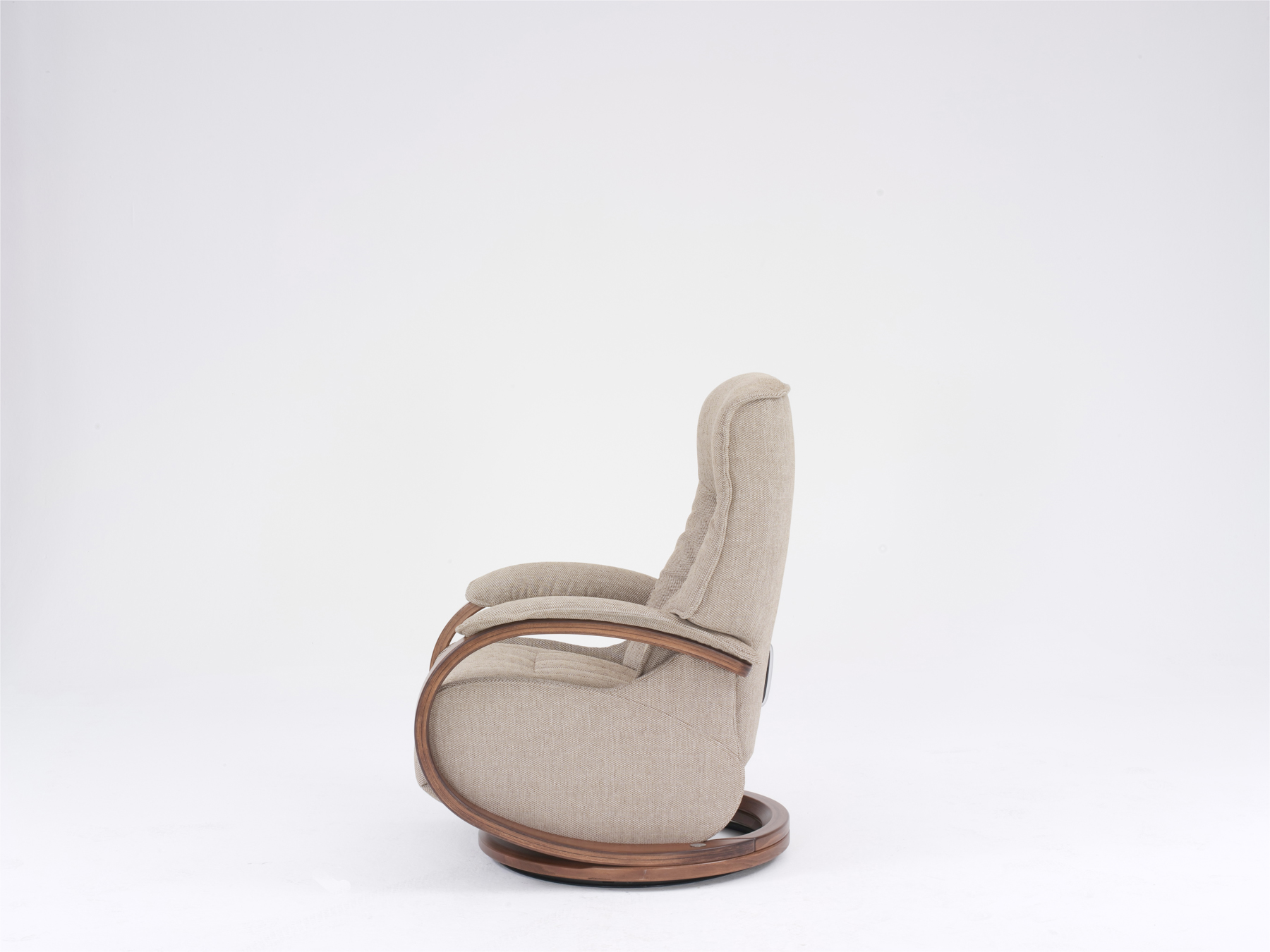 HIMOLLA MOSEL FABRIC CHAIR FULL SIDE VIEW