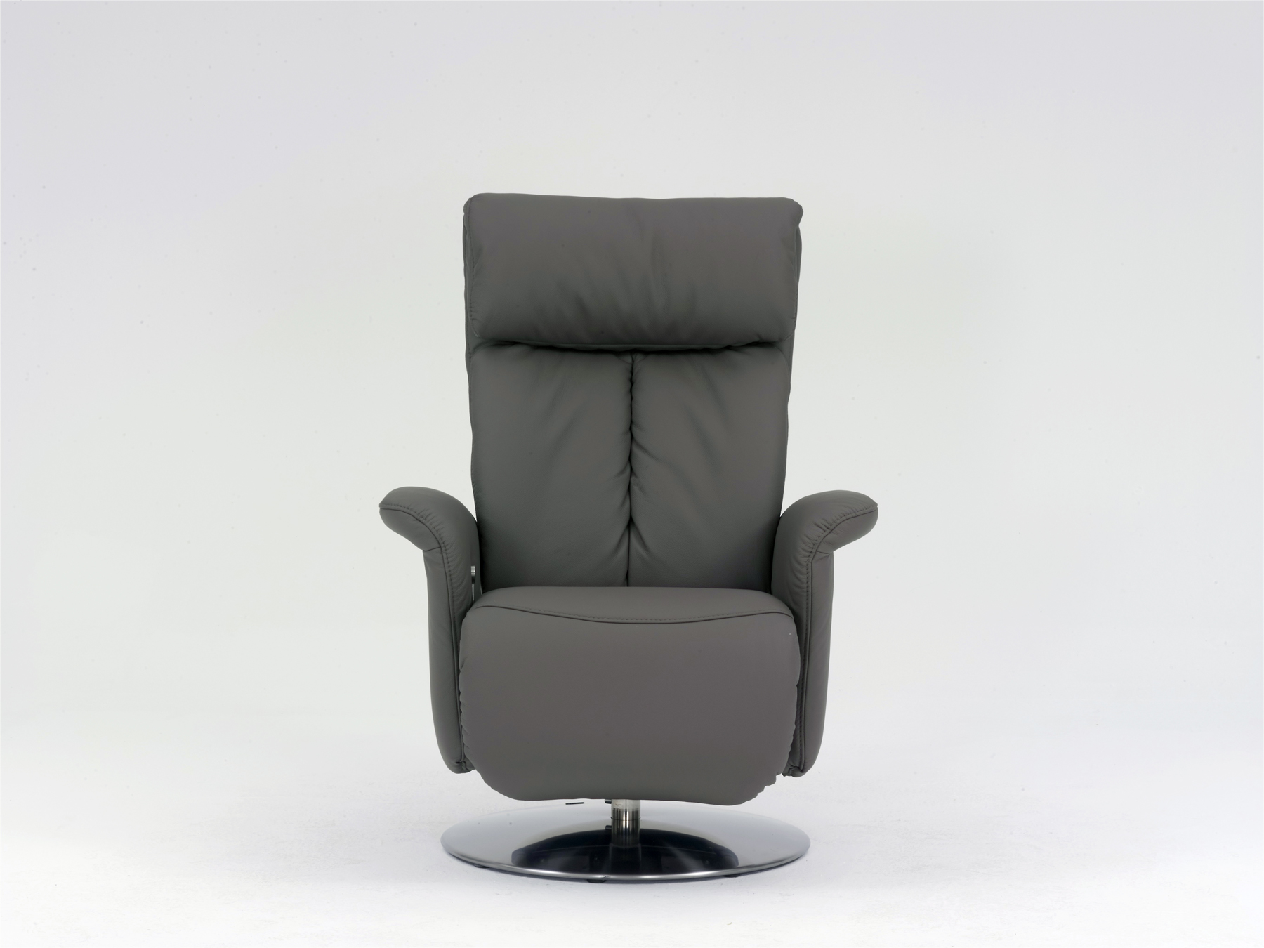 HIMOLLA SINARTRA GREY LEATHER CHAIR