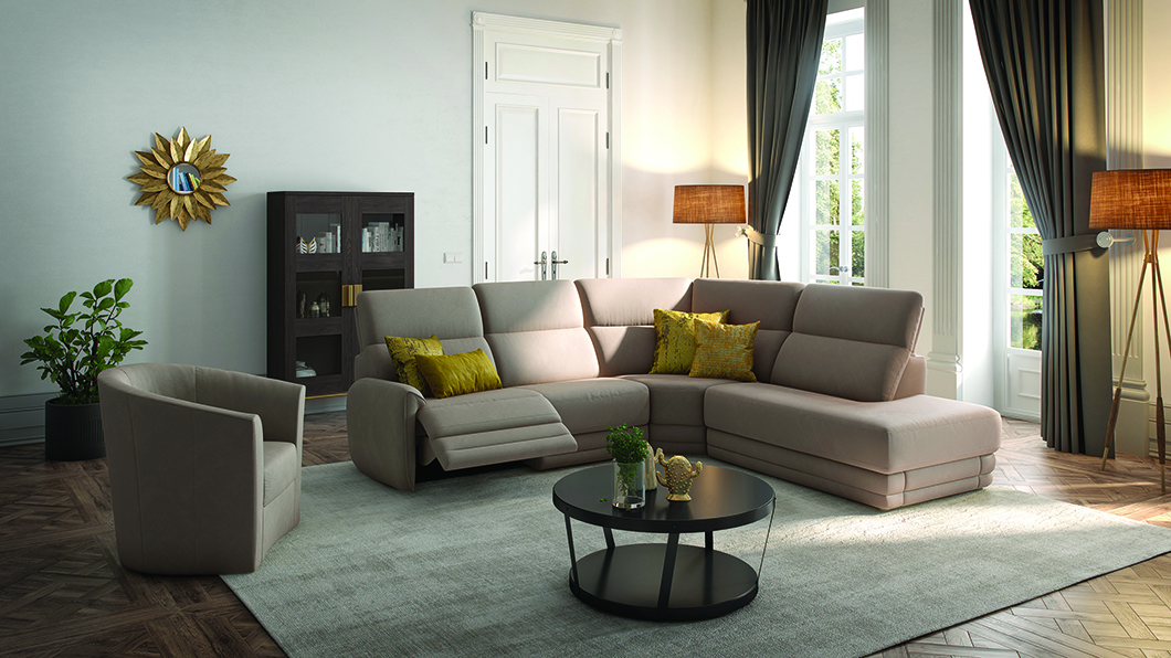 ROM BELLEVUE CORNER SOFA ROOM SET