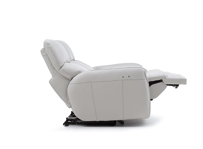 ROM BELLEVUE SOFA RECLINED BACK AND LEG RESTS