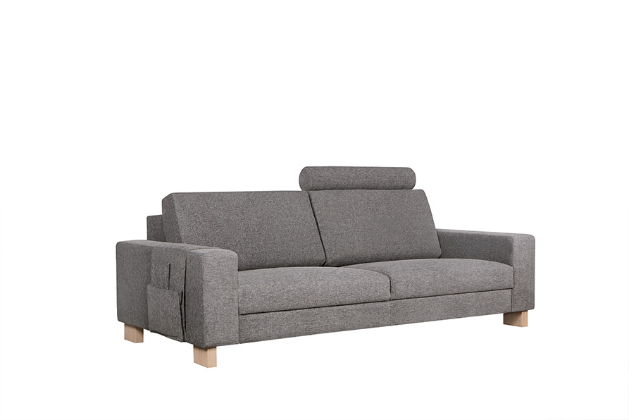 SITS QUATTRO 3 SEATER SOFA SIDE VIEW HEAD REST