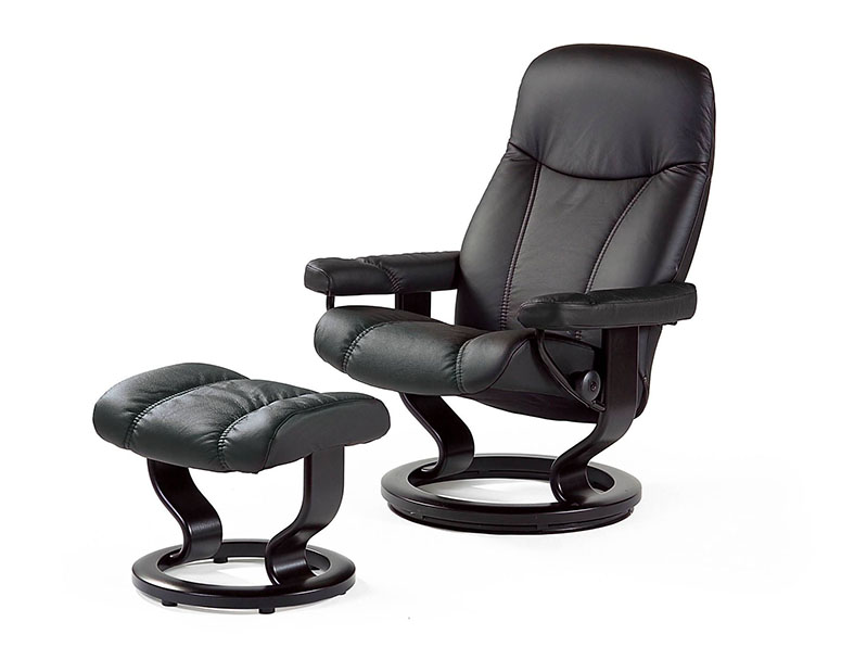 STRESSLESS CONSUL CHAIR BLACK