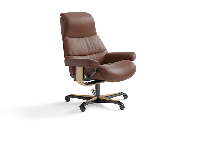 STRESSLESS VIEW CHAIR WITH OFFICE BASE