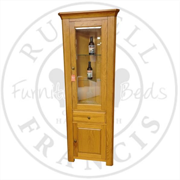 G PLAN CORNER DISPLAY CABINET - EX DISPLAY £199