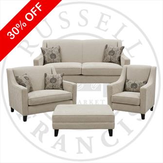 HARDING SET - SOFA, CUDDLER, CHAIR AND FOOTSTOOL - EX DISPLAY £3999