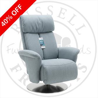 HIMOLLA SINATRA - MANUAL RECLINER - AQUACLEAN FABRIC - £1599