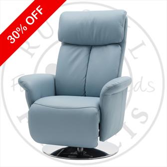 HIMOLLA SINATRA - MANUAL RECLINER - LEATHER - £1995
