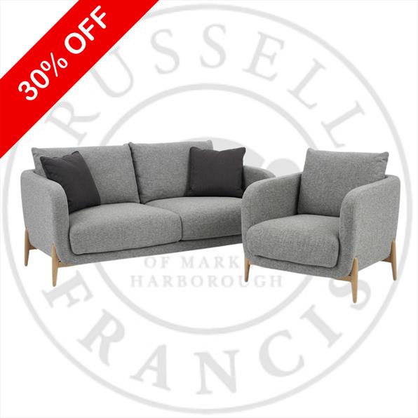 JENNY BY SITS - TWO SEATER SOFA AND CHAIR - £2495